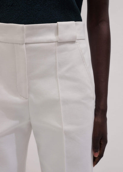 ME+EM Ivory Everyday Leg Elongator Pant