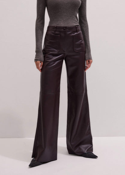 ME+EM Red Boot Cut Pant