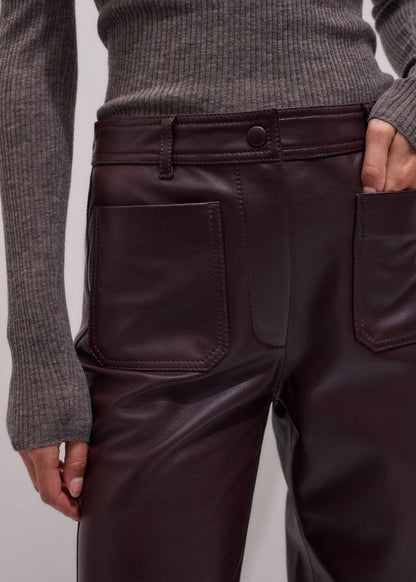 ME+EM Red Boot Cut Pant