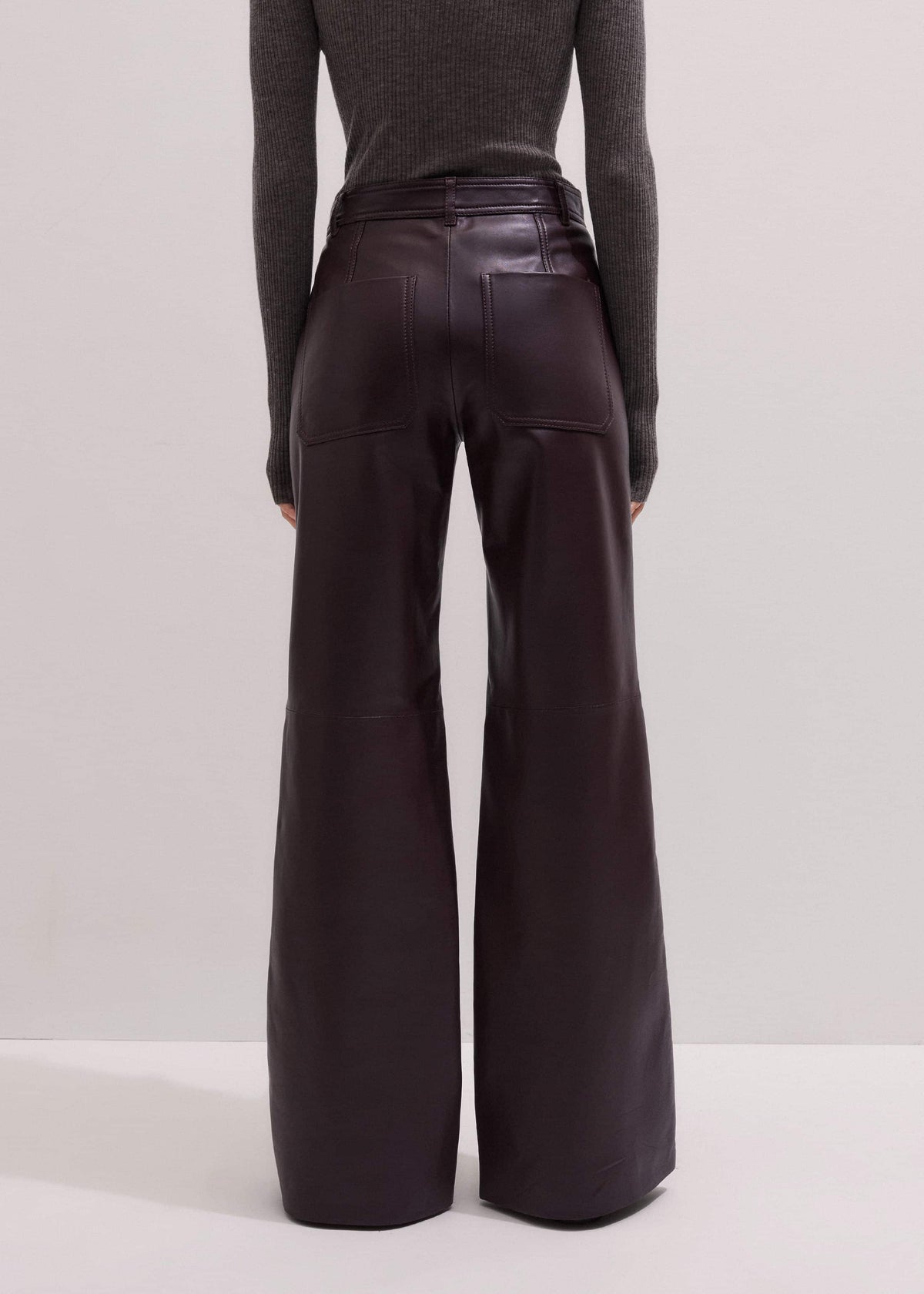 ME+EM Red Boot Cut Pant