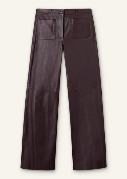 ME+EM Red Boot Cut Pant