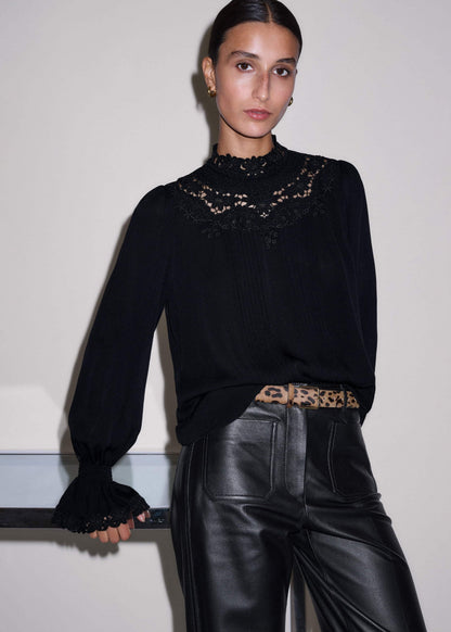 ME+EM Black Boot Cut Pant