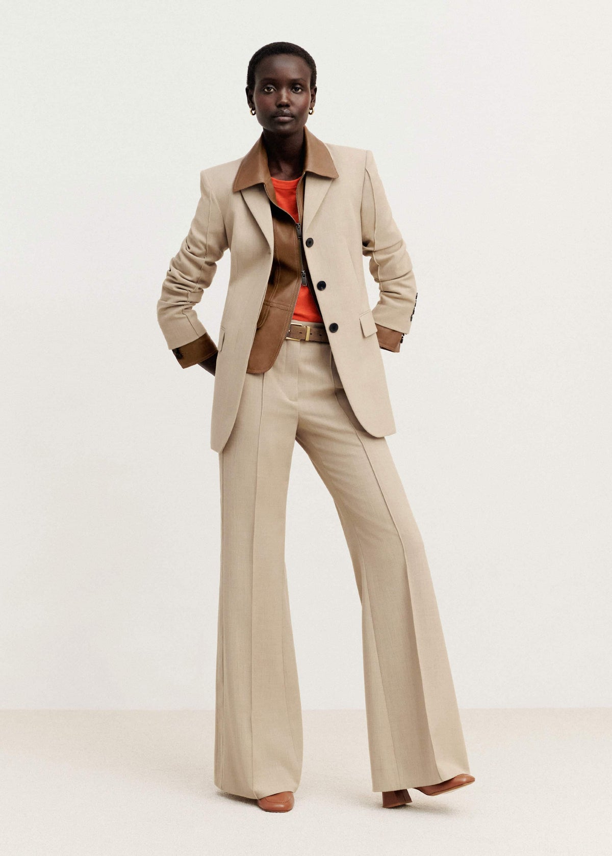 ME+EM Sand Tailored Leg Elongator Pant