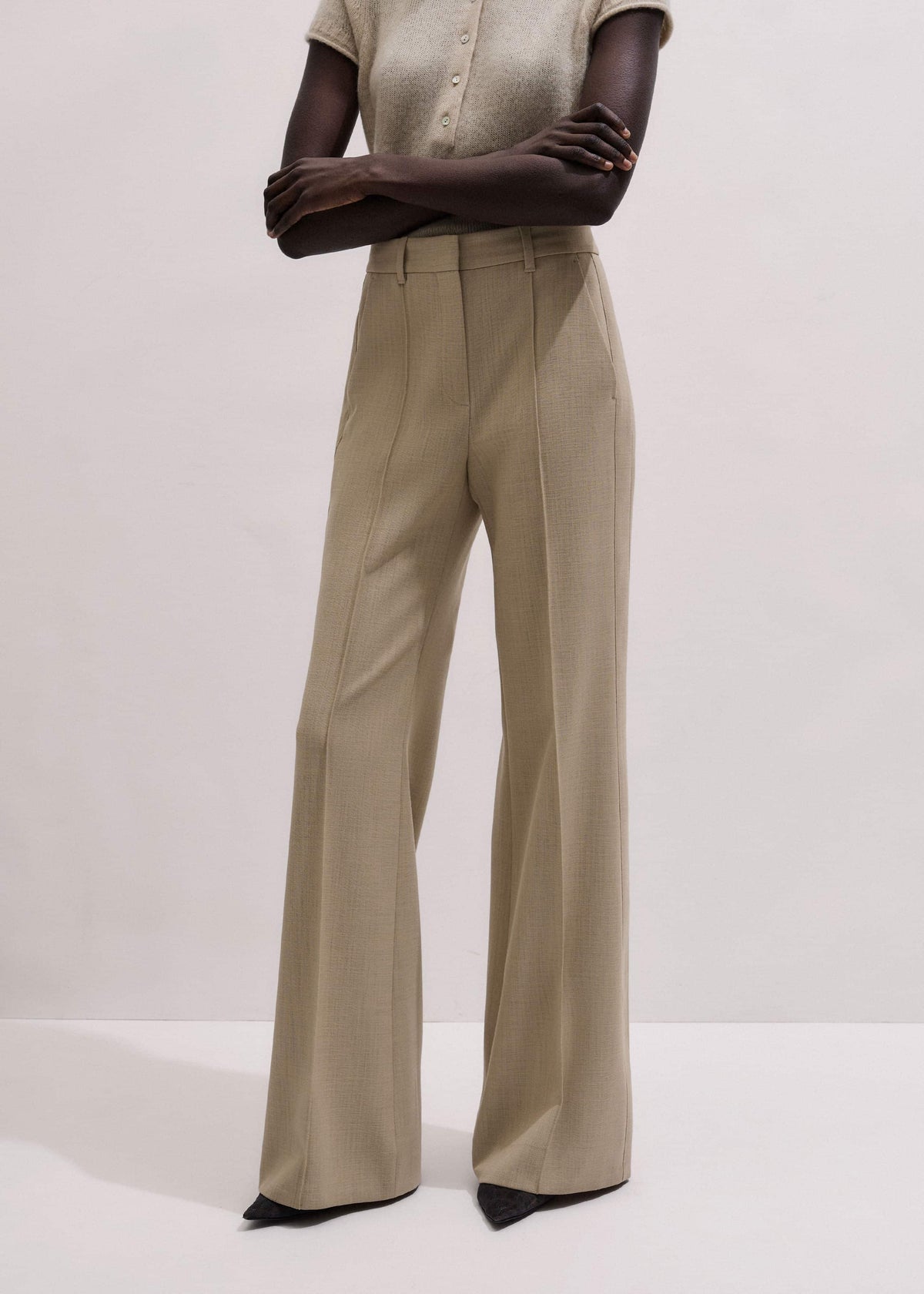 ME+EM Sand Tailored Leg Elongator Pant