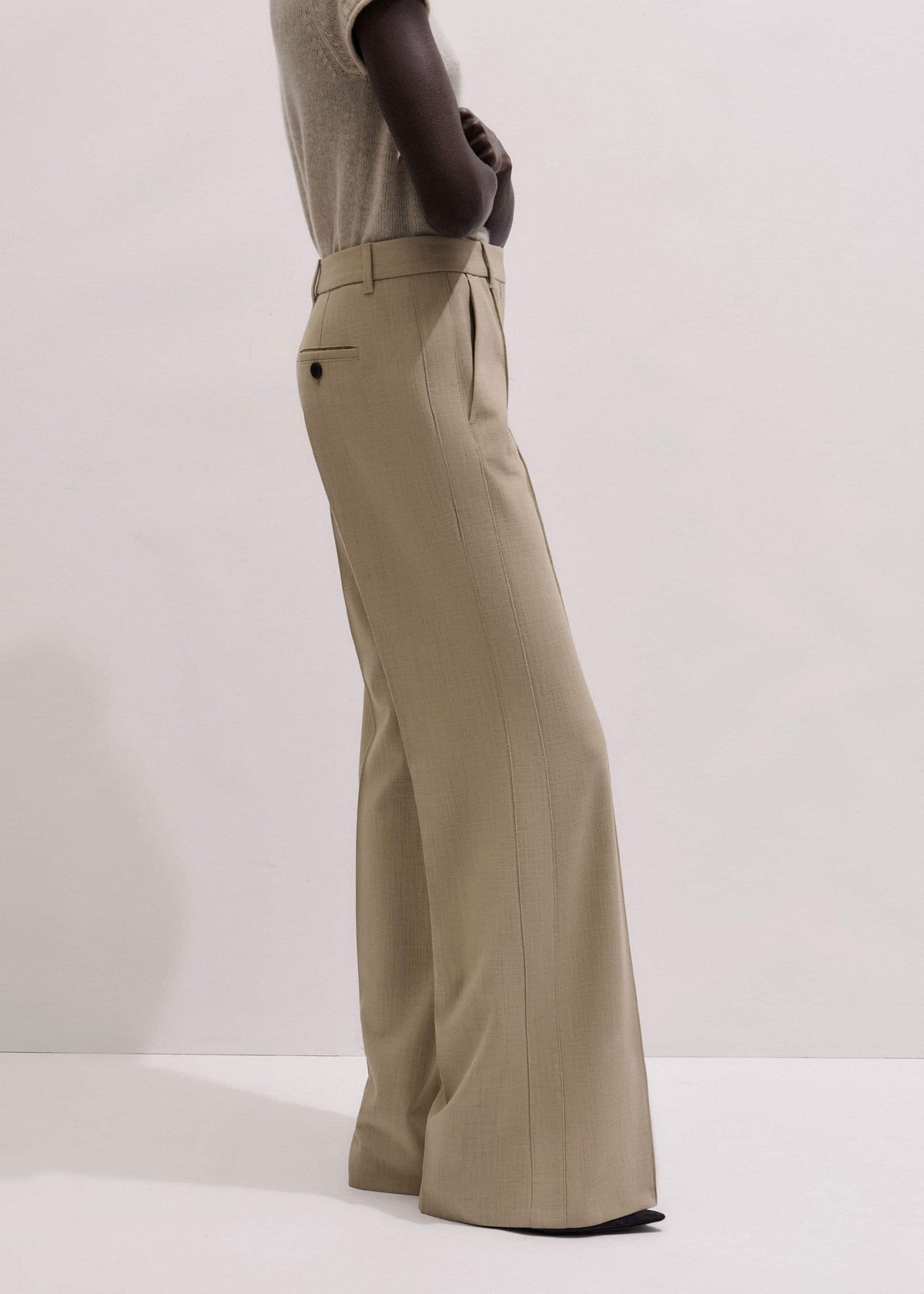 ME+EM Sand Tailored Leg Elongator Pant