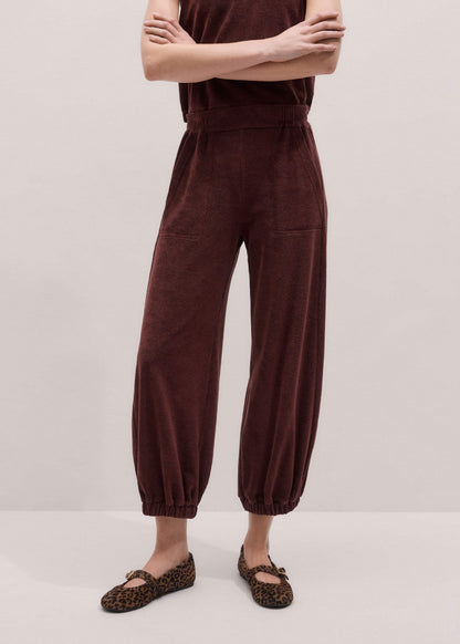 ME+EM Cinnamon Brown Relaxed Sweatpant