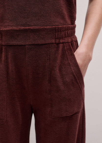 ME+EM Cinnamon Brown Relaxed Sweatpant