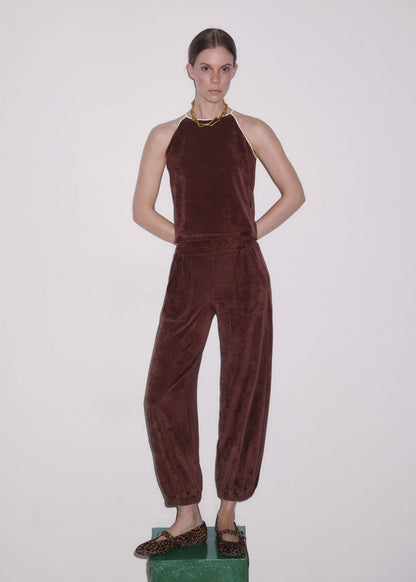 ME+EM Cinnamon Brown Relaxed Sweatpant