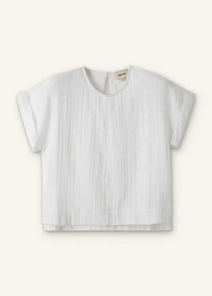 ME+EM White Cheesecloth T-Shirt