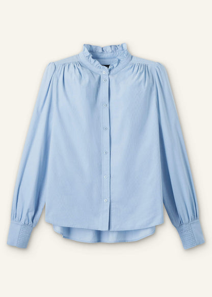 ME+EM Blue Winter Blouse
