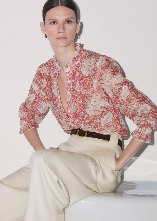 ME+EM Pink Relaxed Blouse