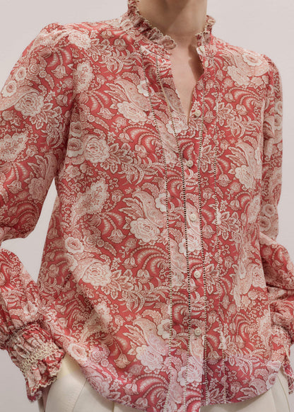 ME+EM Pink Relaxed Blouse