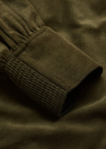 ME+EM Olive Green Winter Blouse