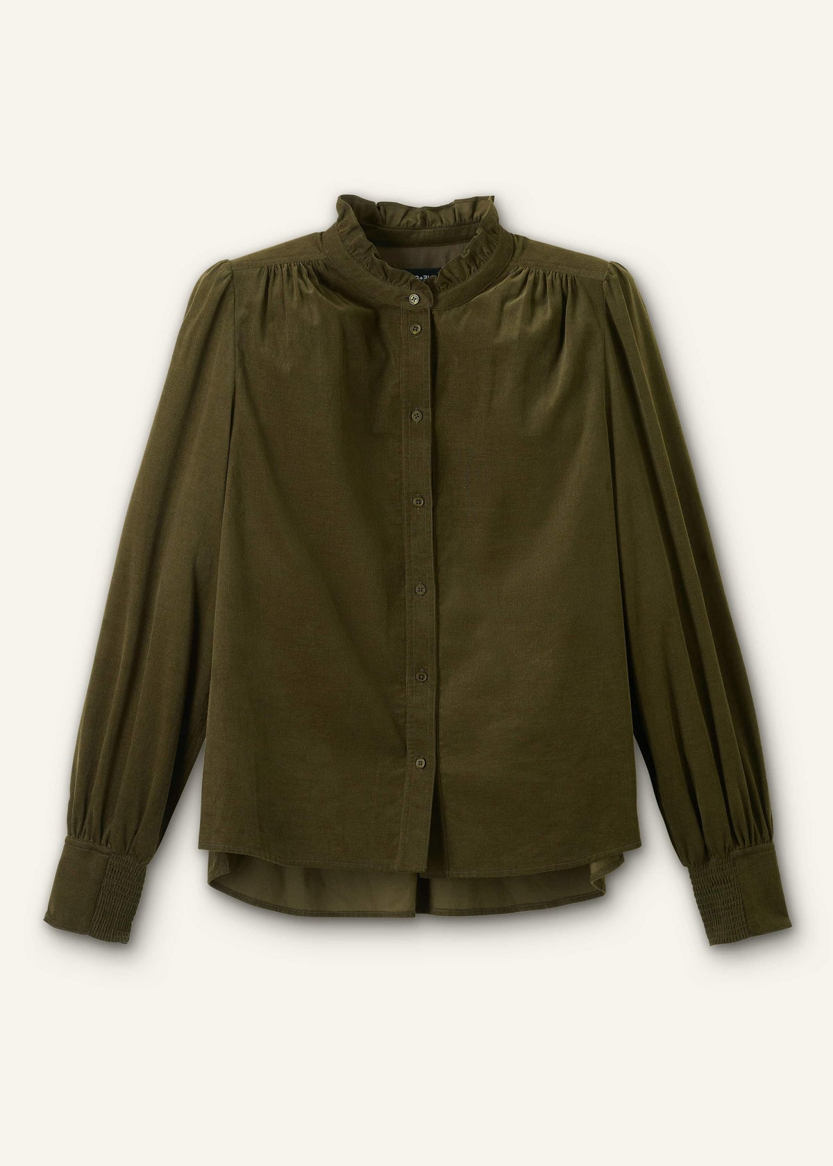 ME+EM Olive Green Winter Blouse