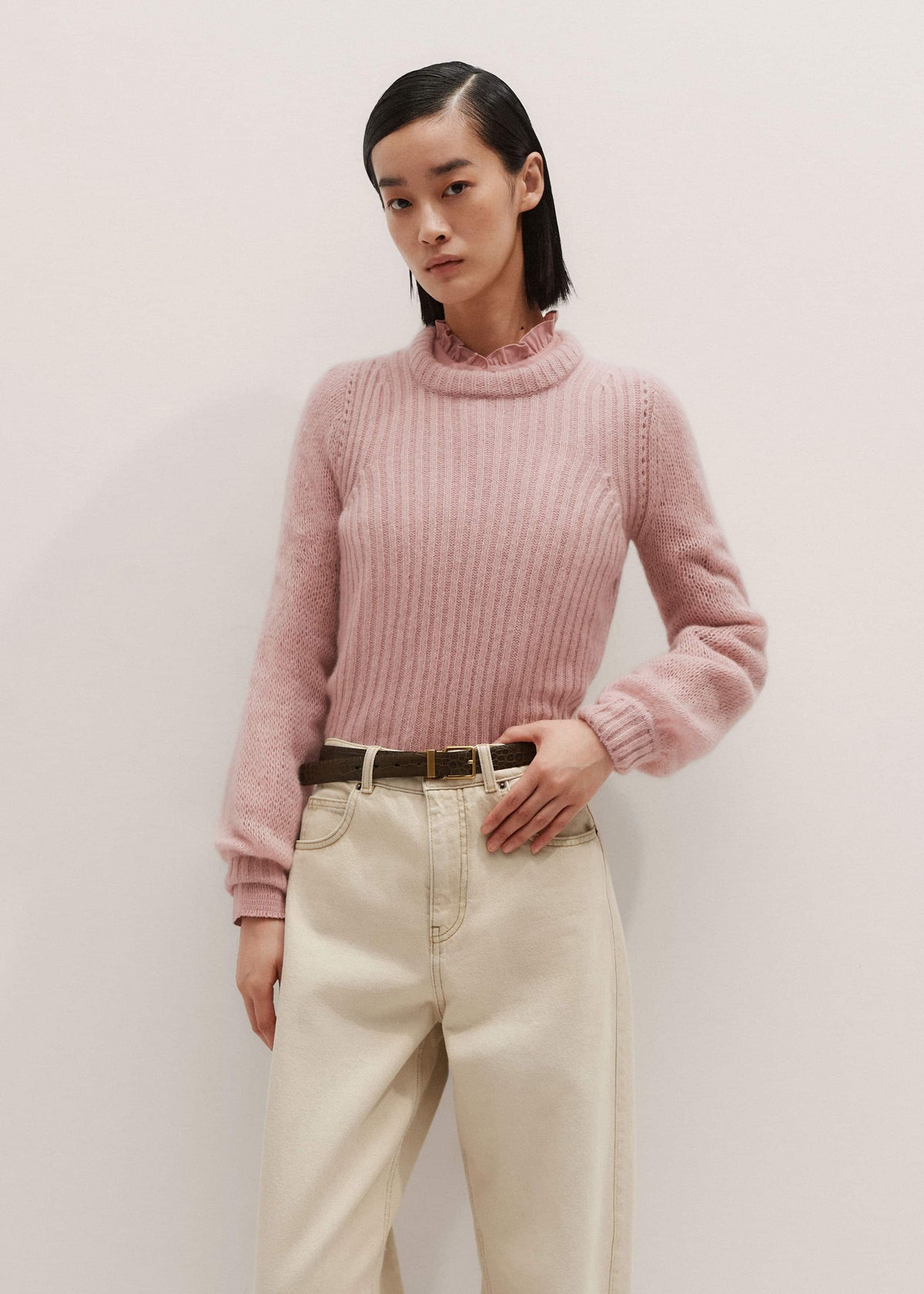 ME+EM Pink Winter Blouse