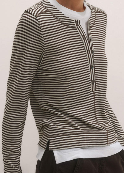 ME+EM Brown Double Layer Top