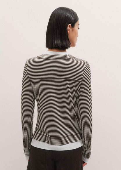 ME+EM Brown Double Layer Top