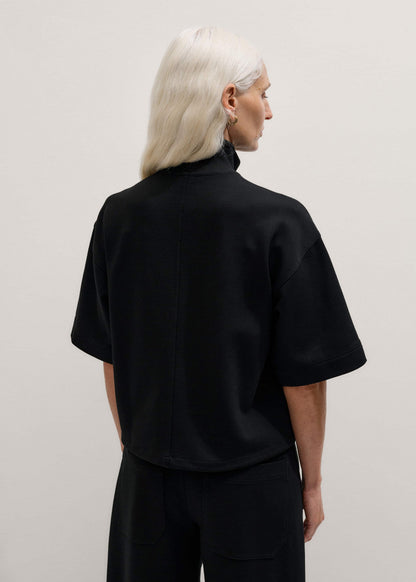 ME+EM Black Luxe Travel Tailoring Layering Jacket