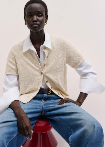 ME+EM White Raglan Shirt Layering Top