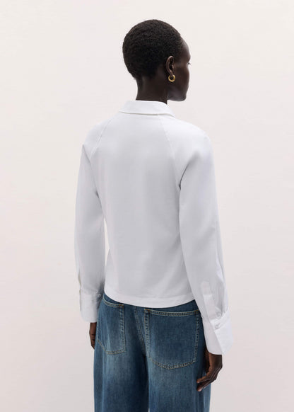ME+EM White Raglan Shirt Layering Top