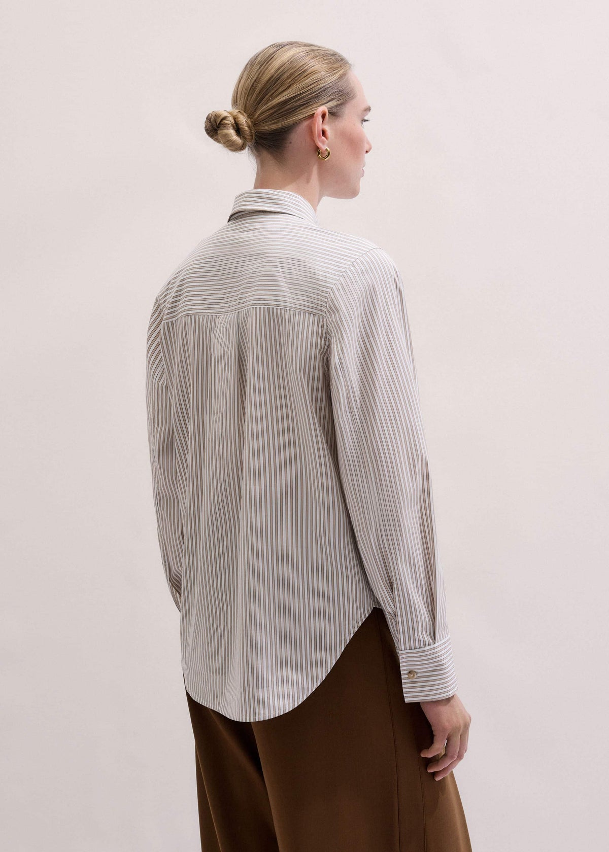 ME+EM White Stripe Relaxed Forever Shirt