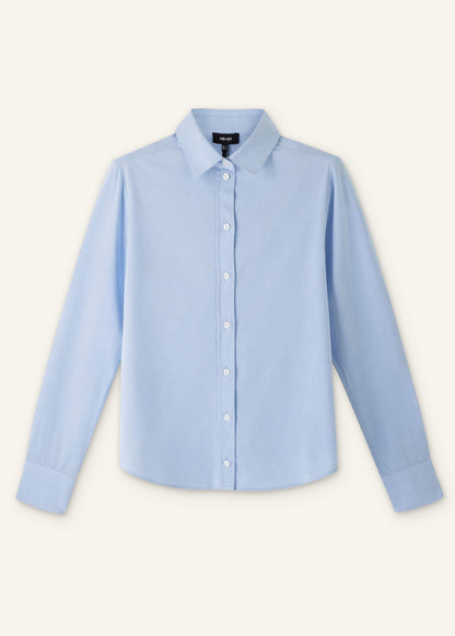 ME+EM Blue Travel Layering Shirt