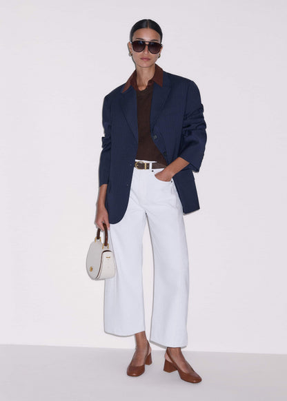 ME+EM Cinnamon Brown Turn-Up Cuff Shirt