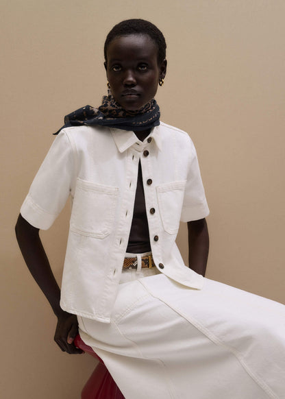 ME+EM White Paneled Shirt