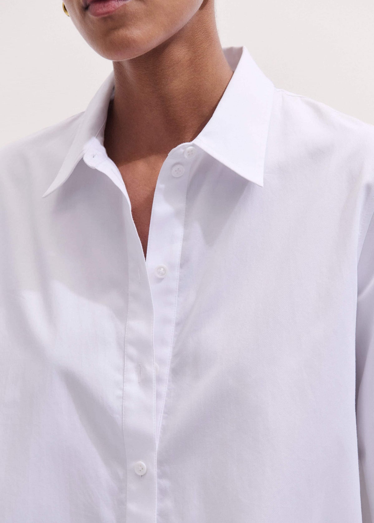 ME+EM White Clever Oversized Shirt