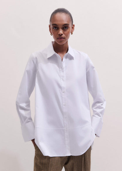 ME+EM White Clever Oversized Shirt