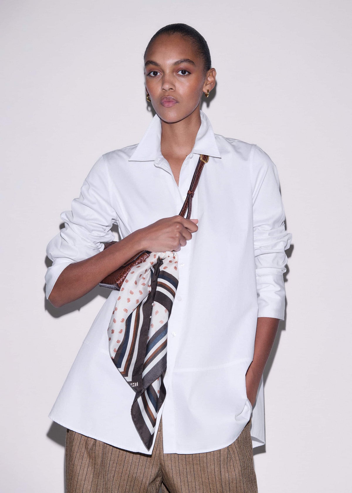 ME+EM White Clever Oversized Shirt