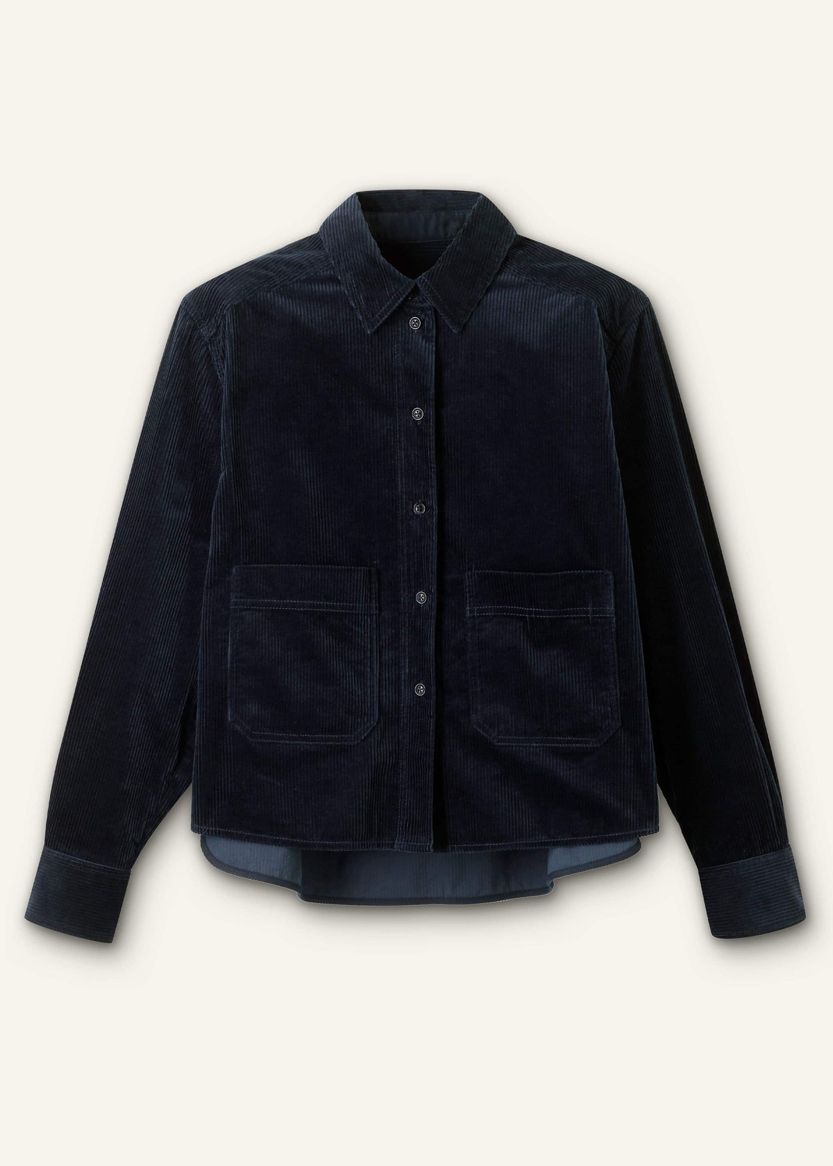ME+EM Navy Boxy Shacket