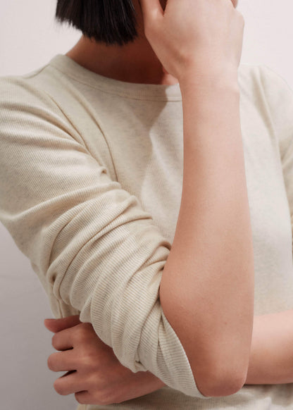 ME+EM Cream Perfect Basic Top