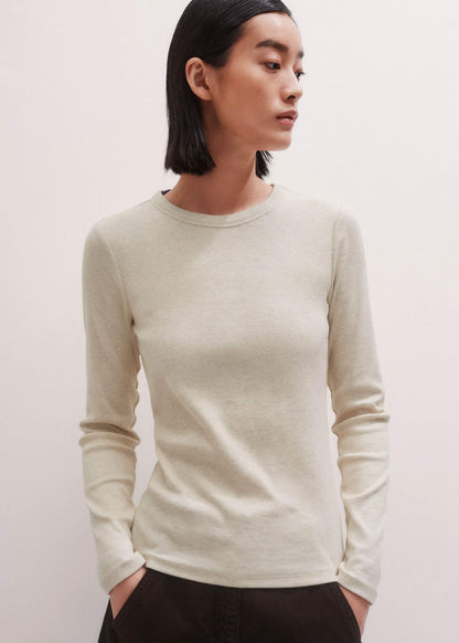 ME+EM Cream Perfect Basic Top