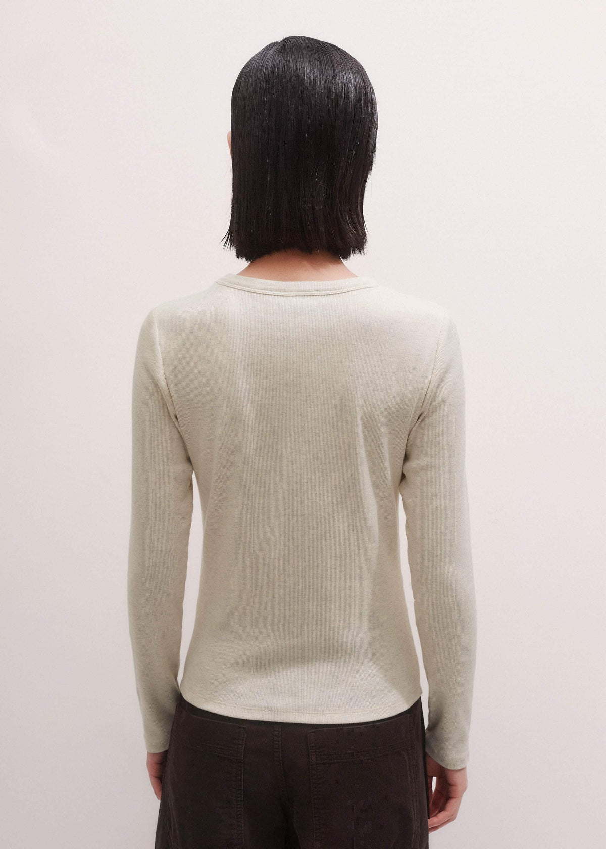 ME+EM Cream Perfect Basic Top