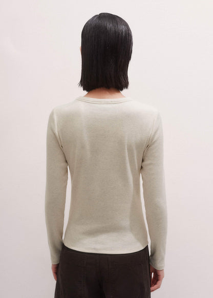 ME+EM Cream Perfect Basic Top