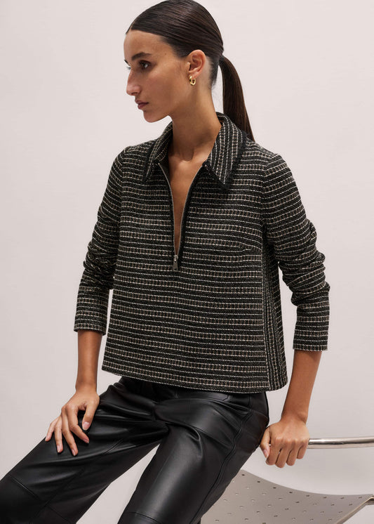 ME+EM Black AM-PM Swing Top