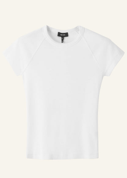 ME+EM White Ultimate Raglan Tee