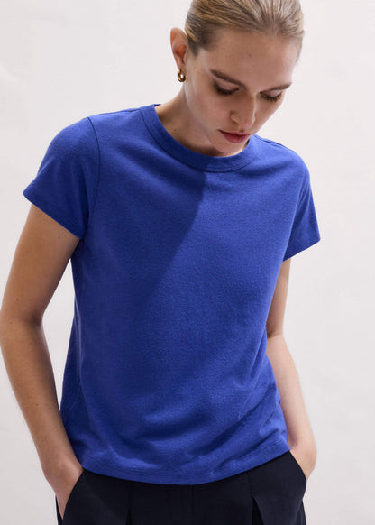 ME+EM Blue Soft Washed Tee