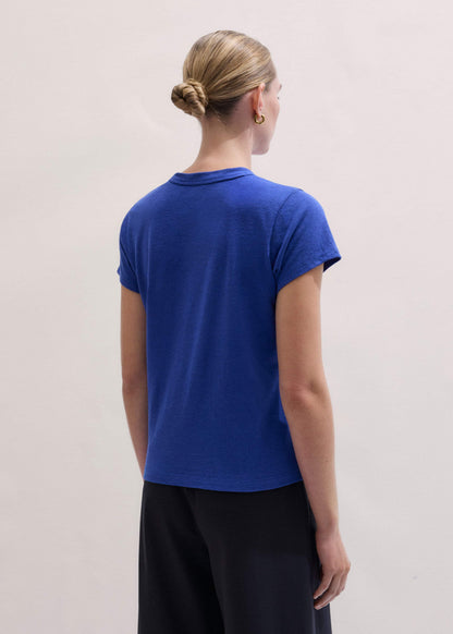 ME+EM Blue Soft Washed Tee