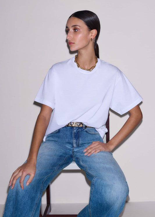 ME+EM White Oversized Tee