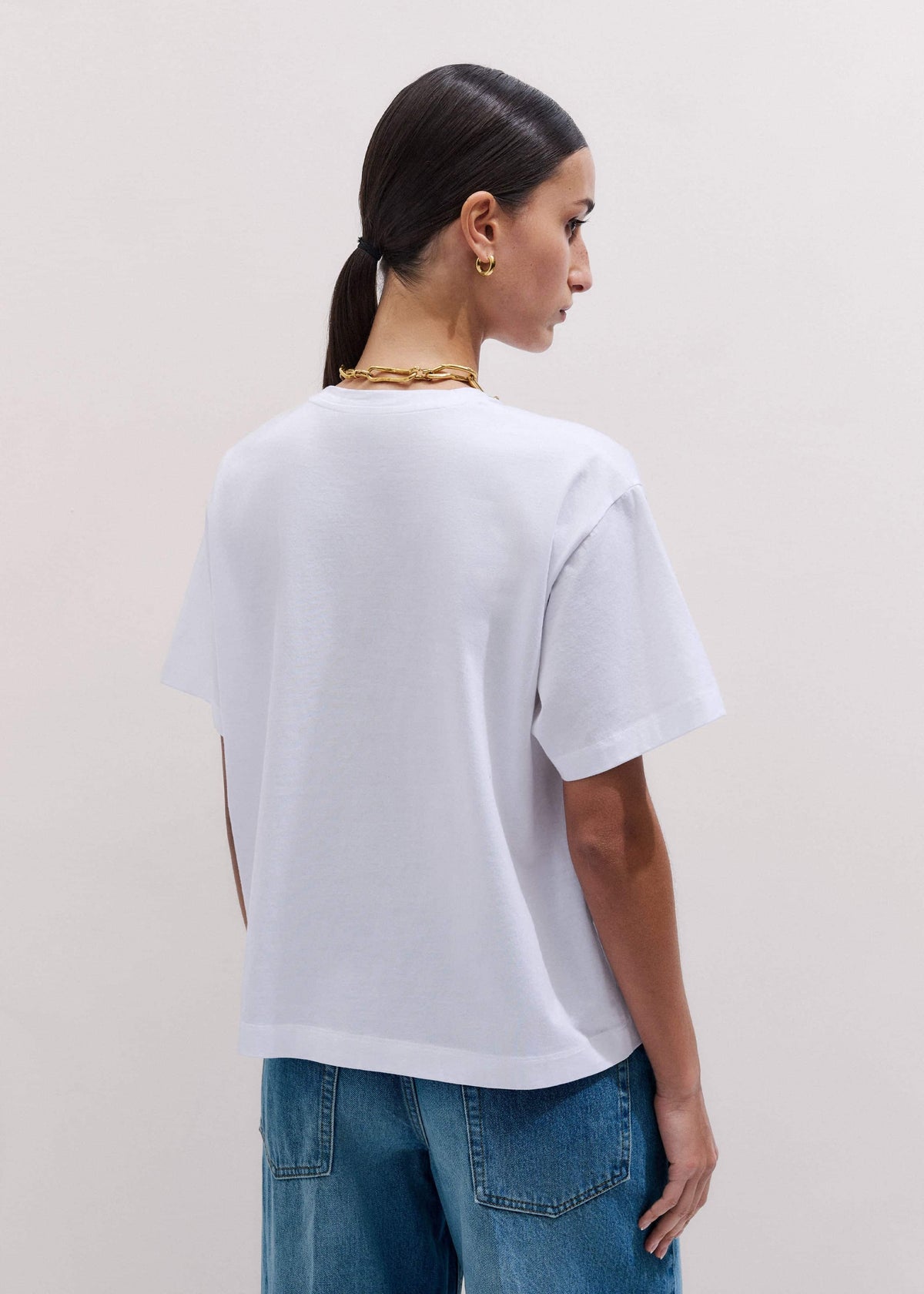 ME+EM White Oversized Tee