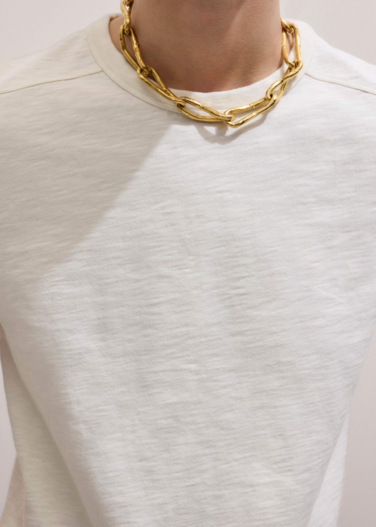 ME+EM Cream Warm Touch Tee