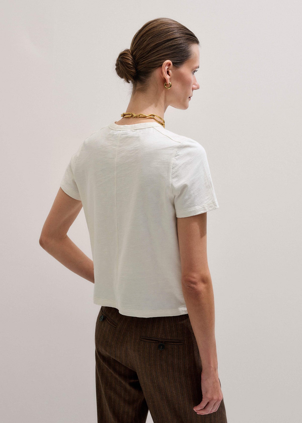 ME+EM Cream Warm Touch Tee