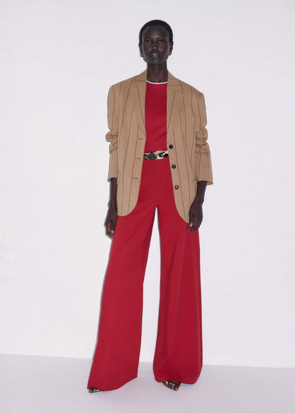 ME+EM Red Contrast Trim Slim Tee