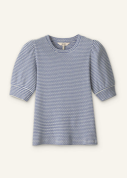 ME+EM Blue Feminine Sleeve Tee