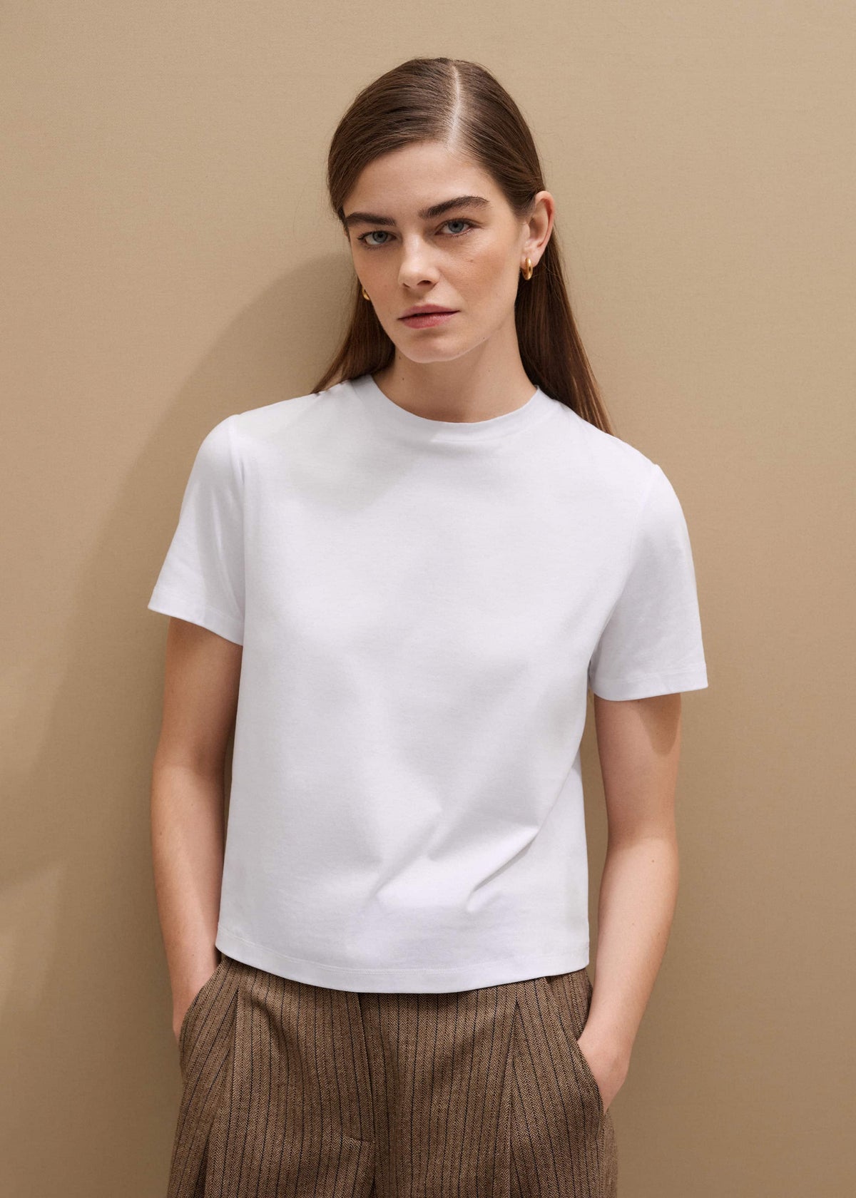 ME+EM White Under Suit Tailoring Tee