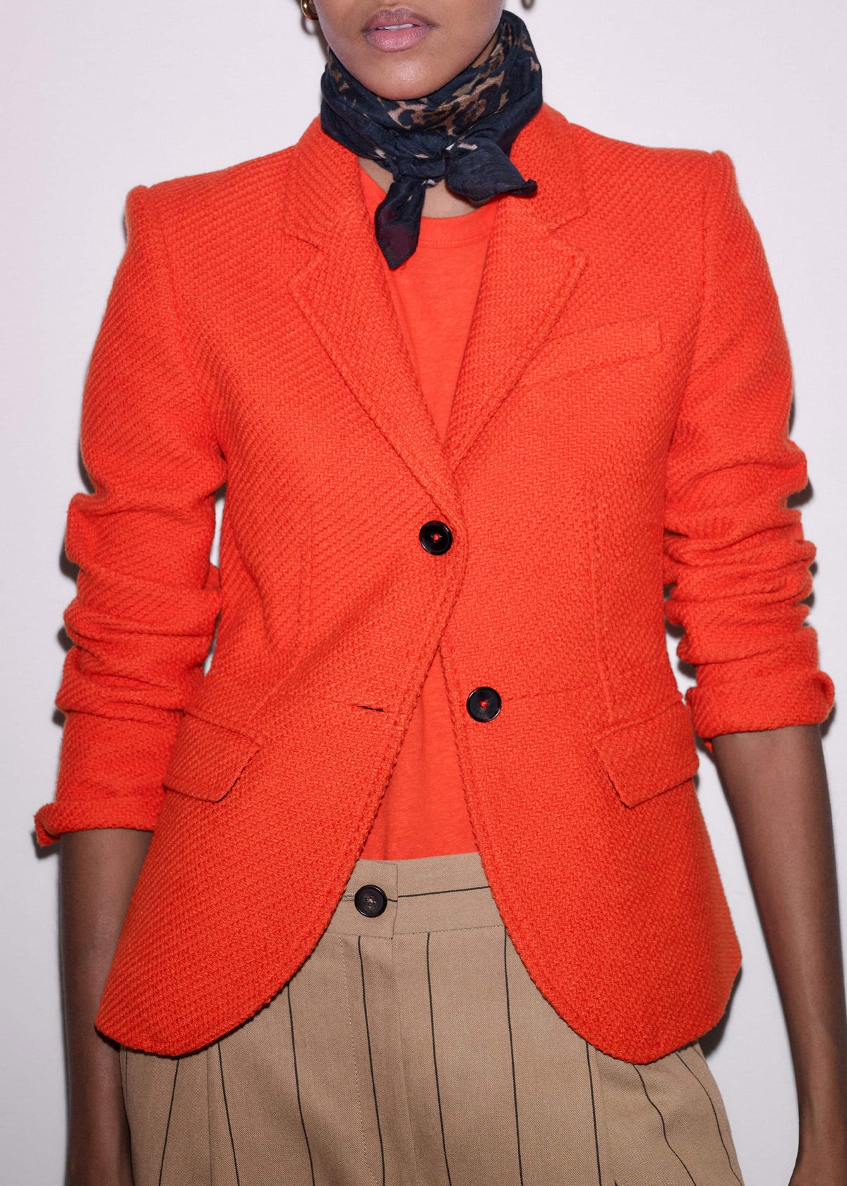 ME+EM Orange Soft Washed Straight Tee