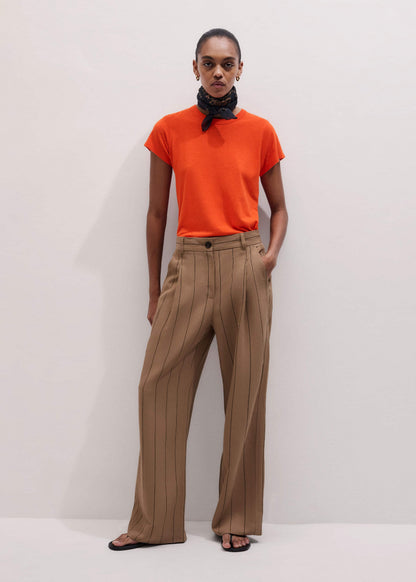 ME+EM Orange Soft Washed Straight Tee