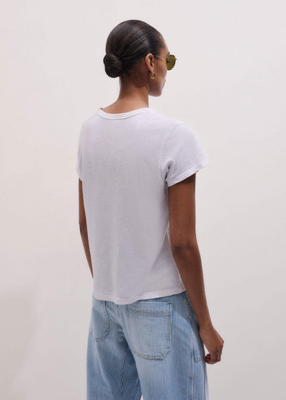 ME+EM White Soft Washed Tee